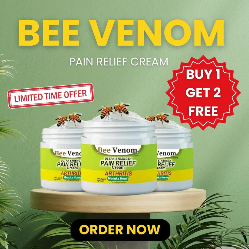 Bee Venom Pain Relief Cream | Buy 1 Get 2 Free 🔥