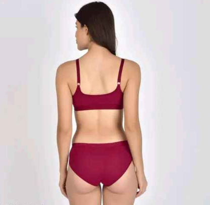Catalog Name:*Stylish Women Lingerie Sets* Top Fabric: Cotton Bottom Fabric: Cotton Net Quantity (N)